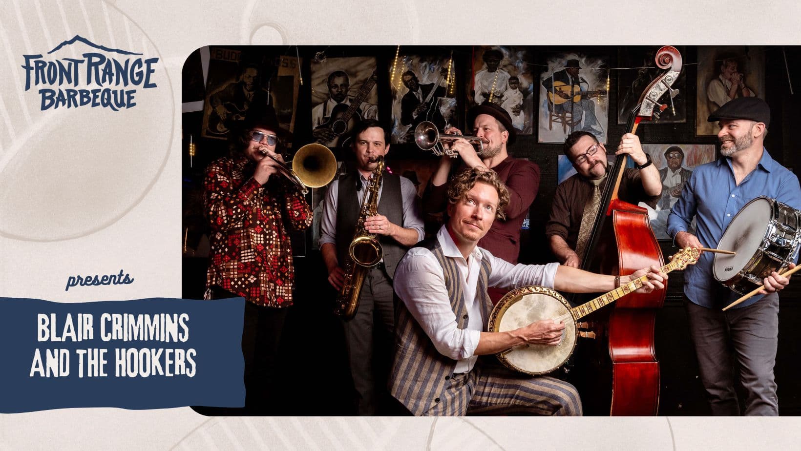 Blair Crimmins and The Hookers at Front Range BBQ  poster