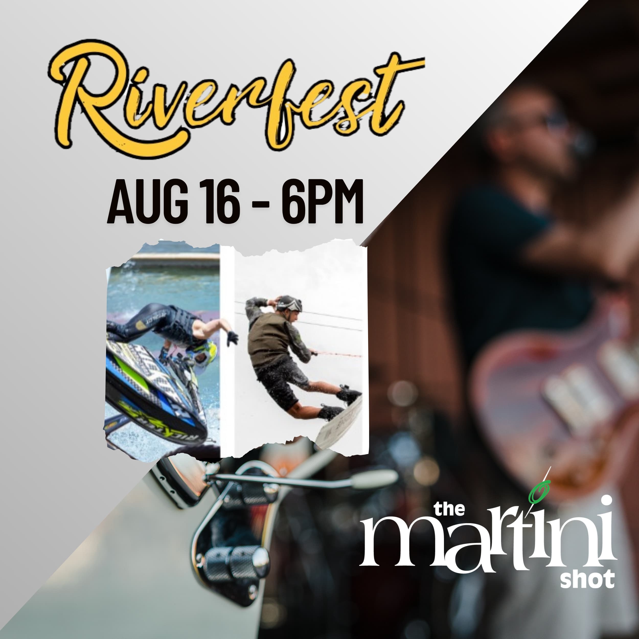 Martini Shot @ Riverfest 2025 poster