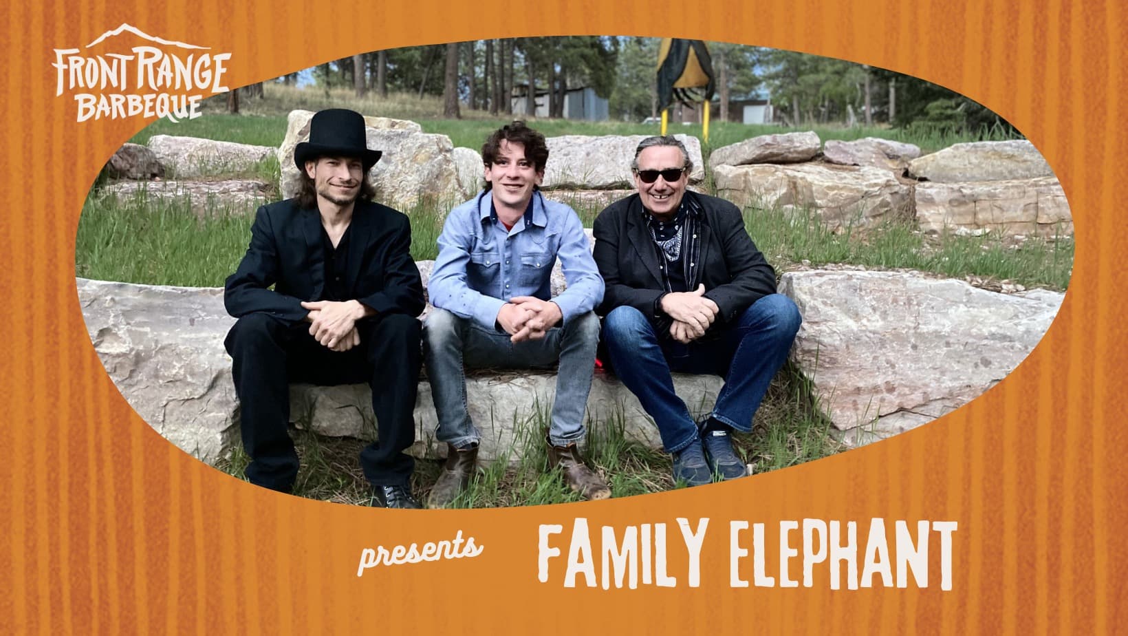 Family Elephant at Front Range BBQ  poster