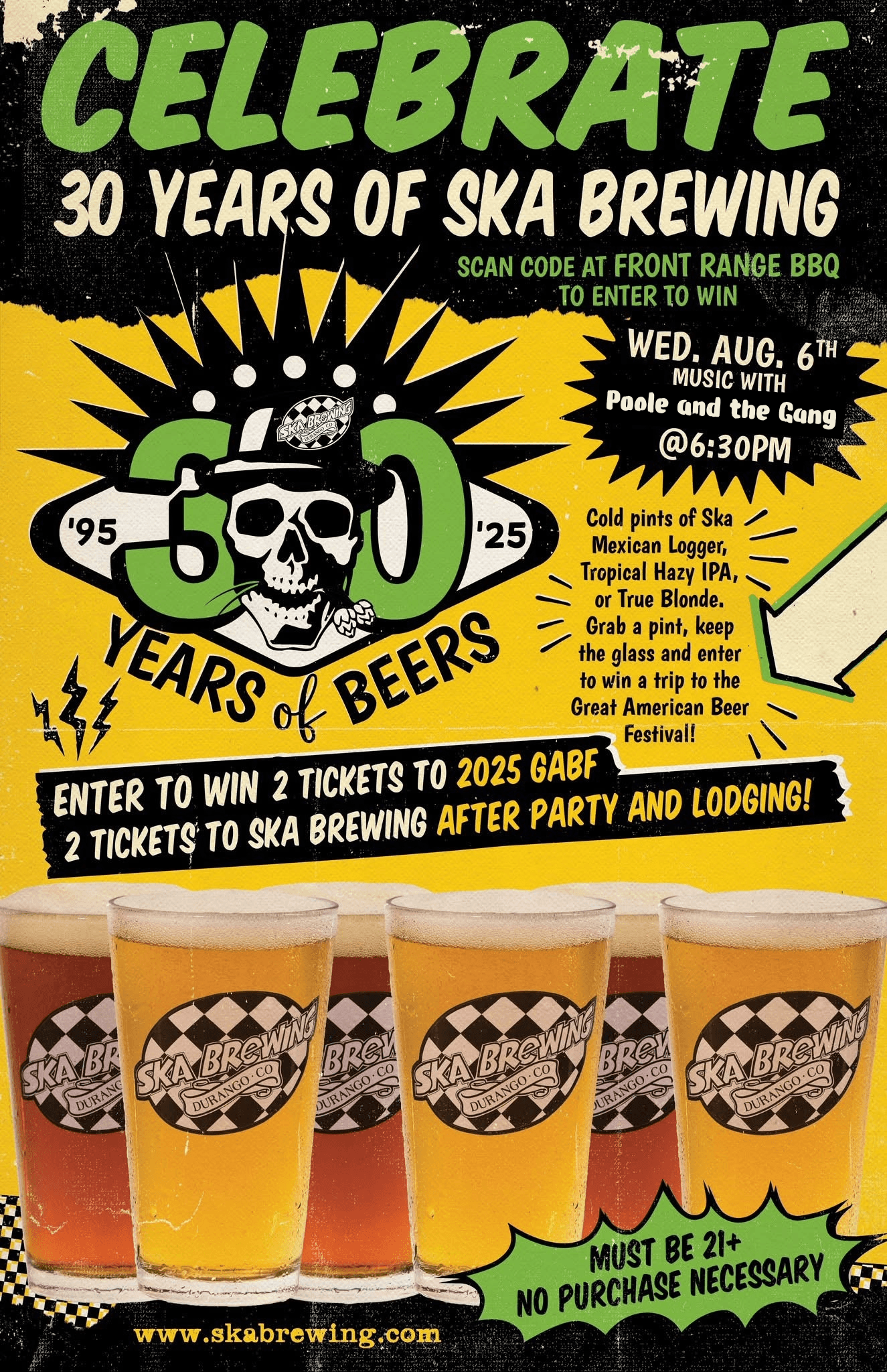 Poole and the Gang with Ska Brewing Beer Bash  poster
