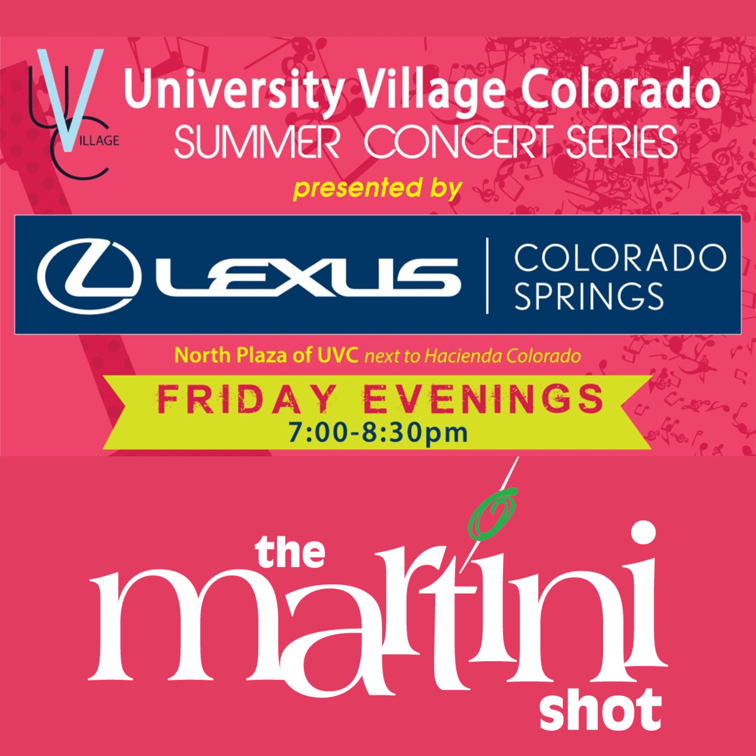 Martini Shot @ UVC Summer Concert Series poster