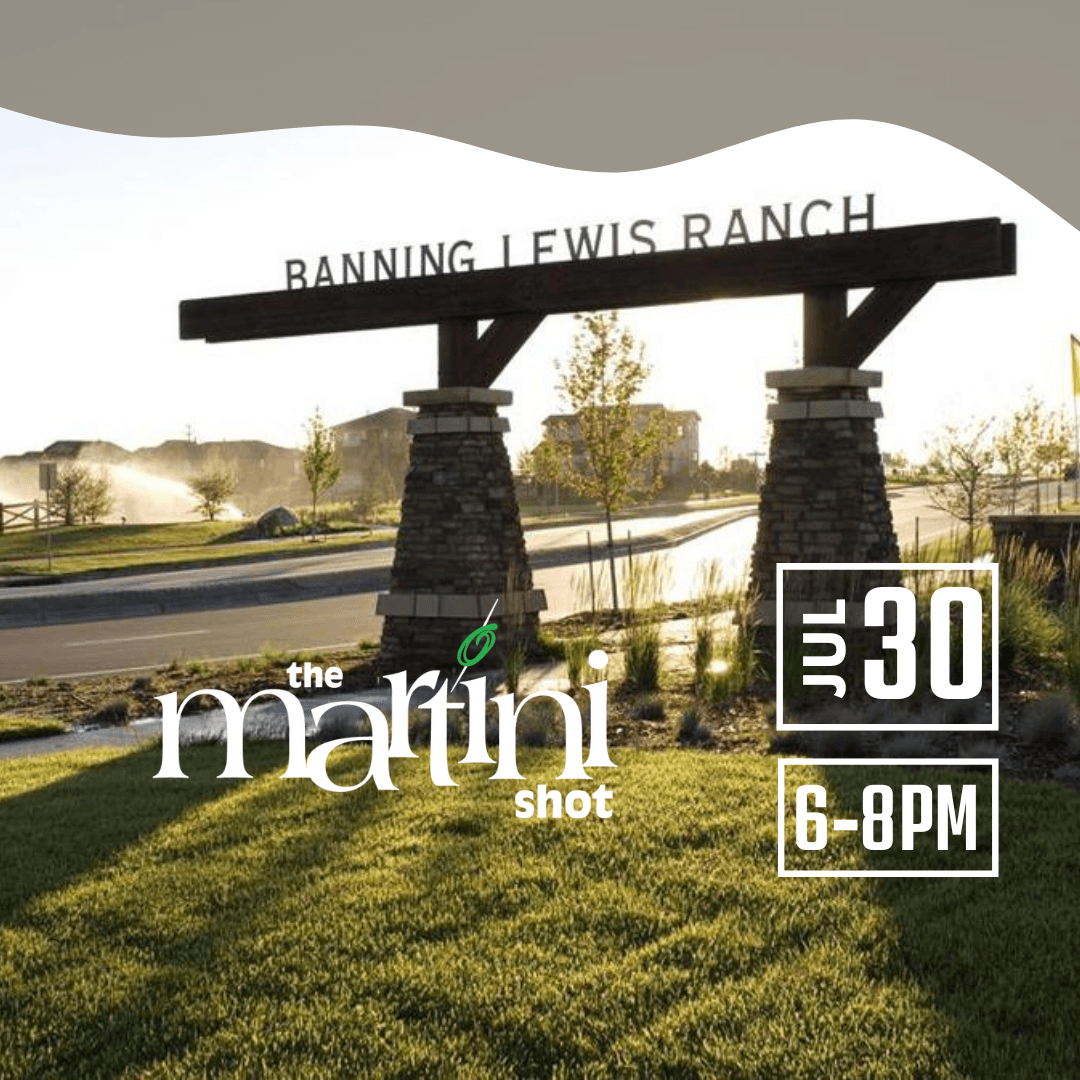 The Martini Shot at Banning Lewis Ranch Summer Concert Series poster