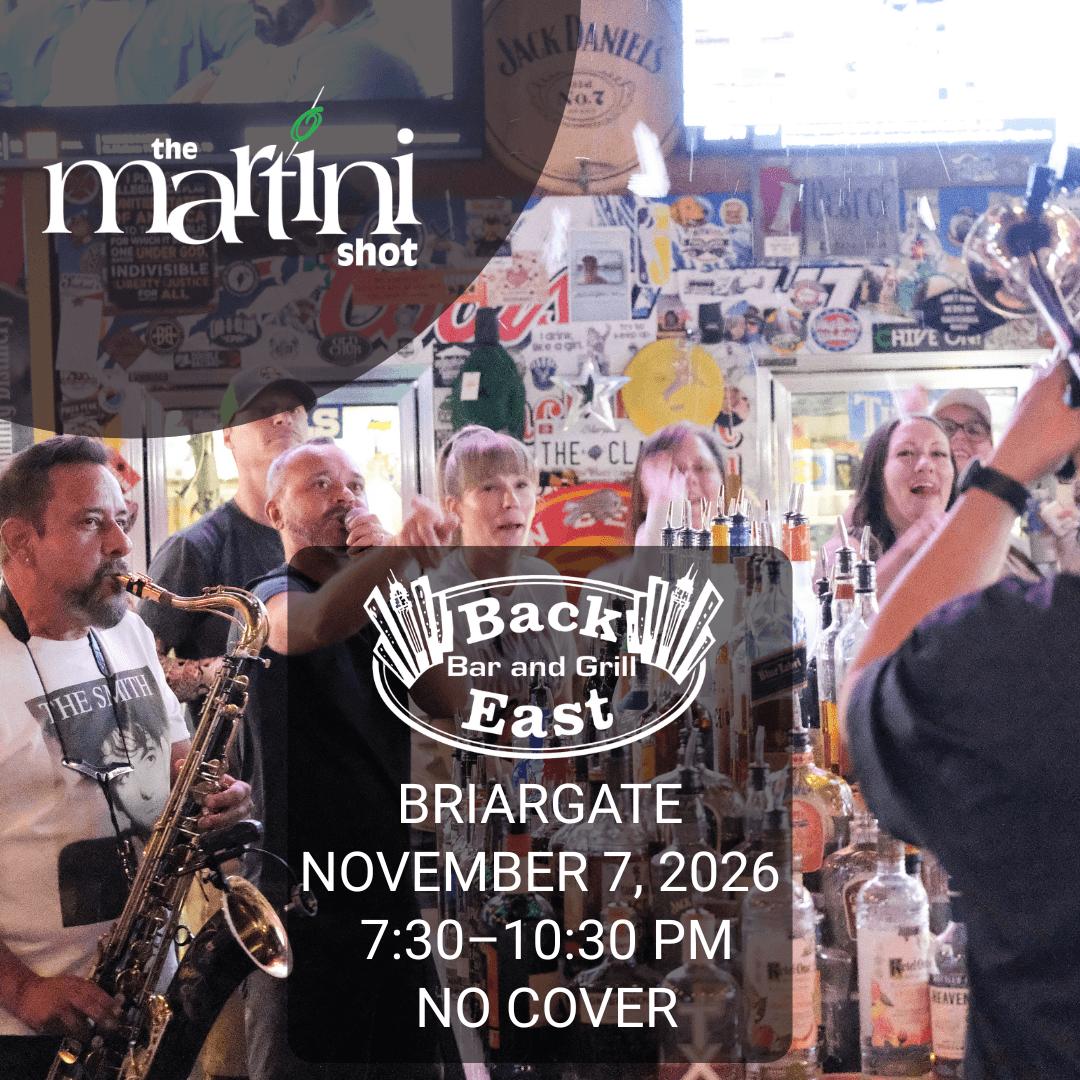 The Martini Shot at Back East Bar and Grill (Briargate) poster